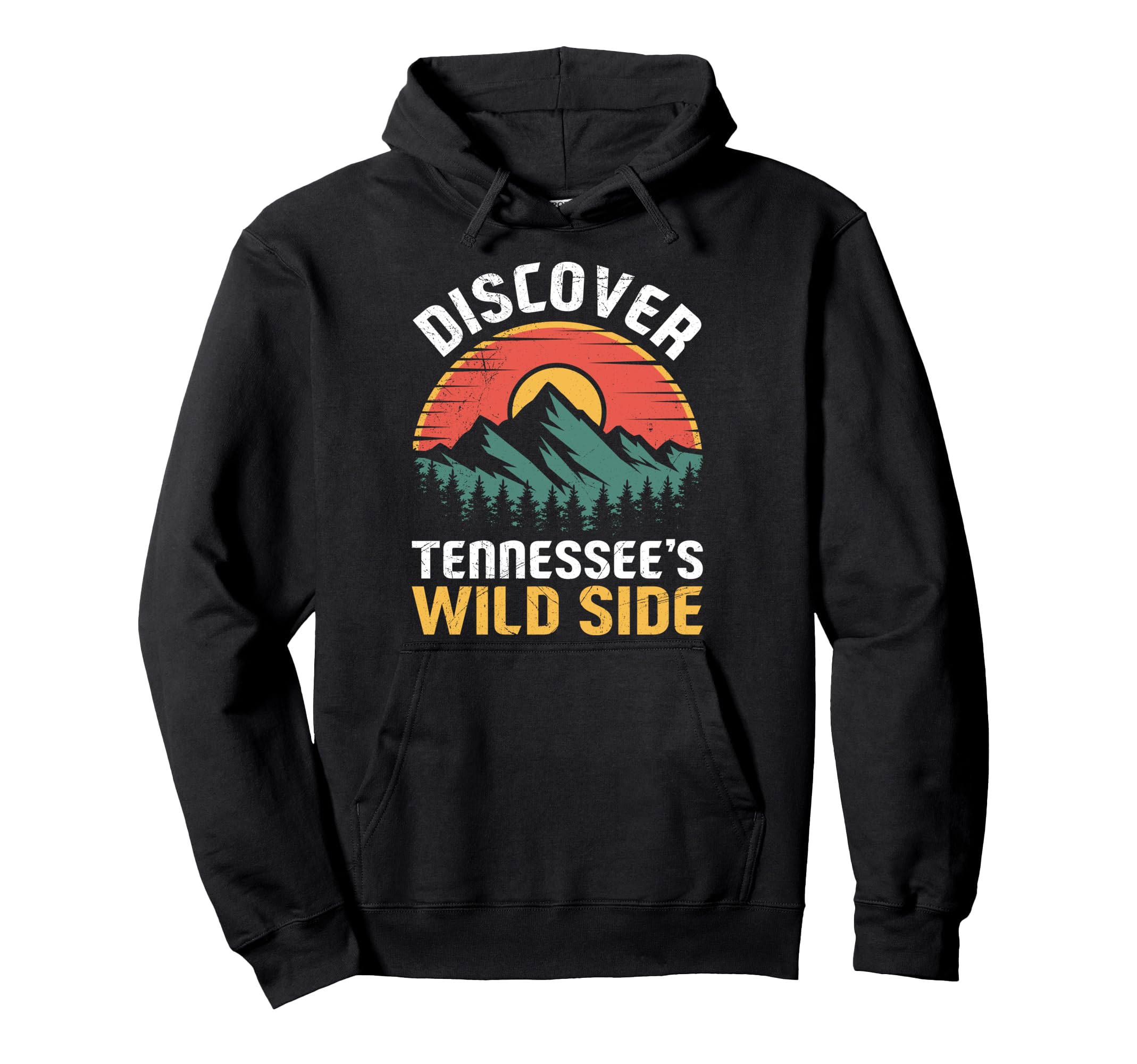 Smokies Discover Tennessees Wild Side Smoky Hoodie - Trendy Graphic Unisex - T-Shirt, Sweatshirt, Hoodie
