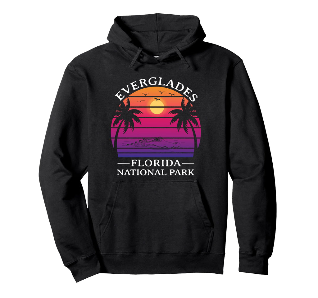 Everglades National Park Alligators Hoodie - Streetwear Style Men Women - T-Shirt, Sweatshirt, Hoodie