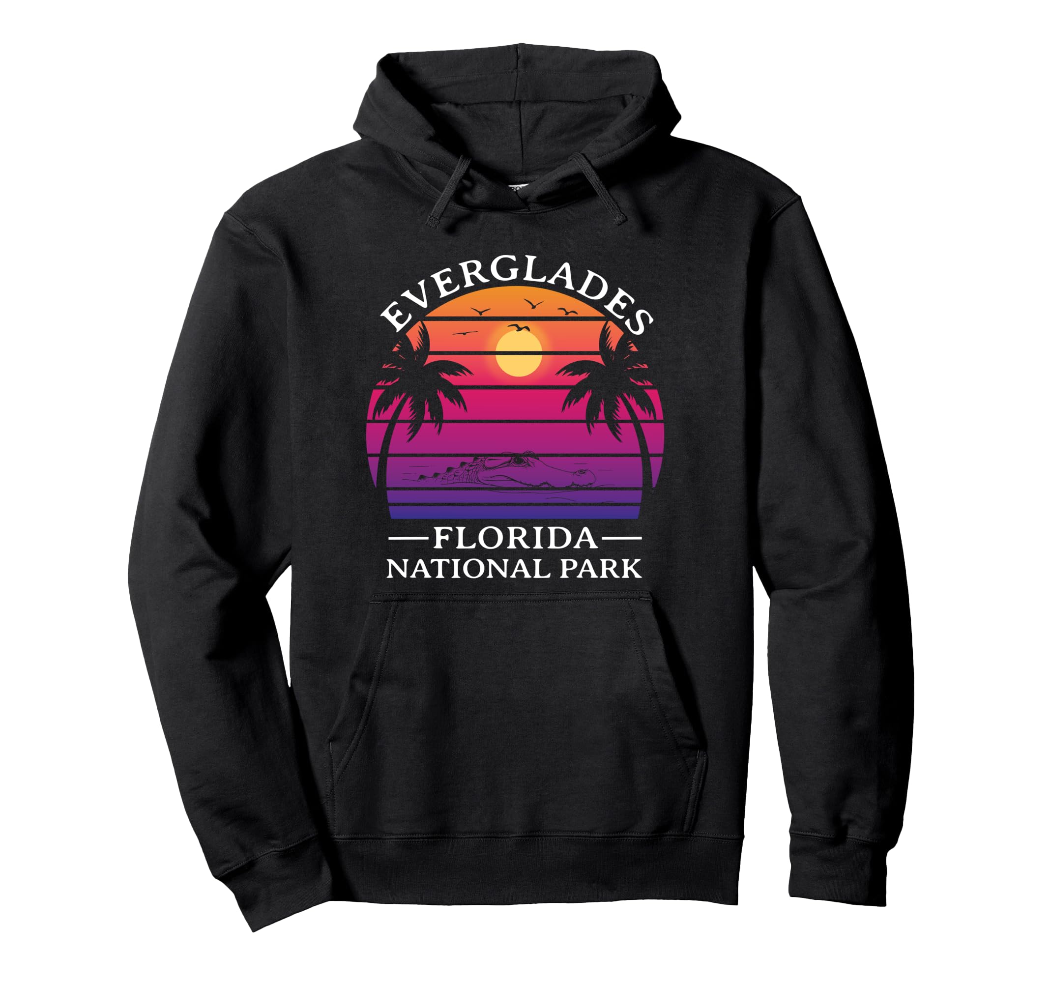Everglades National Park Alligators Hoodie - Streetwear Style Men Women - T-Shirt, Sweatshirt, Hoodie