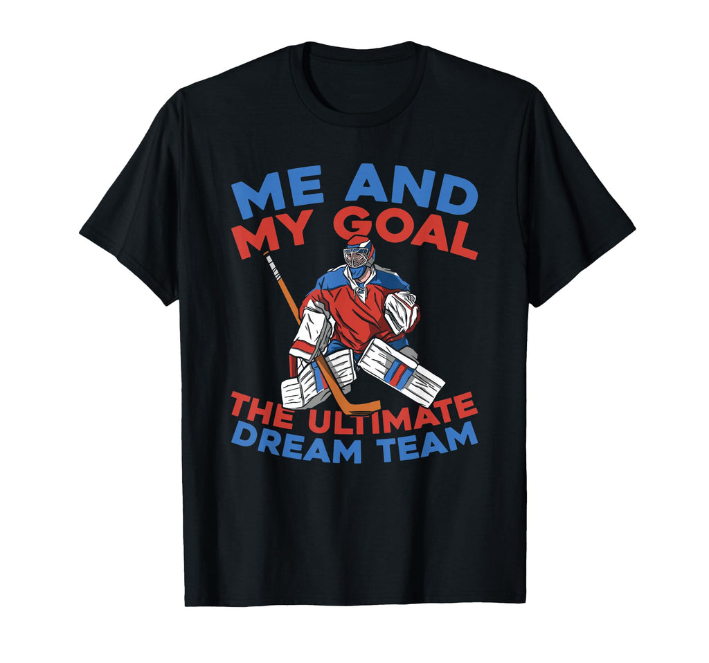 Hockey Goalkeeper Ice Hockey Goalie T-Shirt - Custom Art Print for Adults - T-Shirt, Sweatshirt, Hoodie