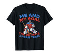 Hockey Goalkeeper Ice Hockey Goalie T-Shirt - Custom Art Print for Adults - T-Shirt, Sweatshirt, Hoodie
