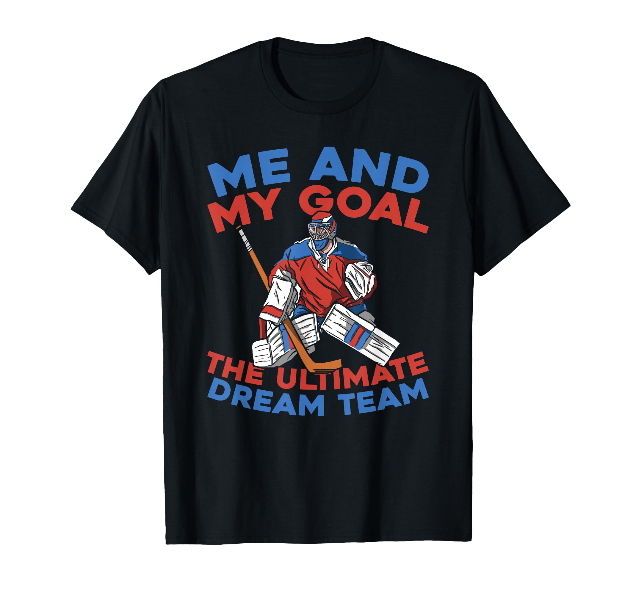 Hockey Goalkeeper Ice Hockey Goalie T-Shirt - Custom Art Print for Adults - T-Shirt, Sweatshirt, Hoodie