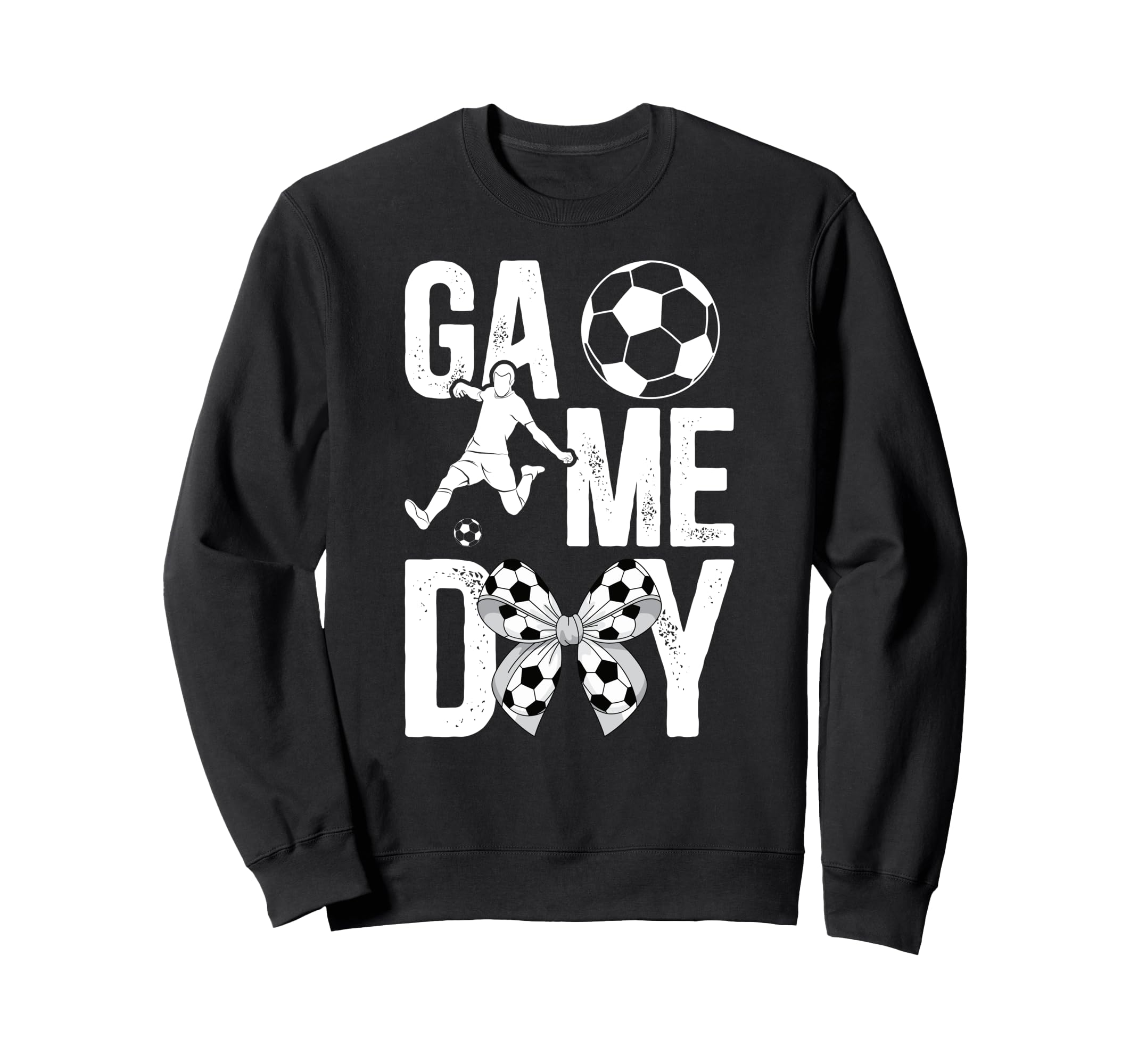 Game Day Soccer Game Day Coquette Sweatshirt - Trendy Graphic for Adults - T-Shirt, Sweatshirt, Hoodie