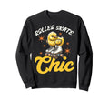 Roller Skating Skate 1970S Chicken Sweatshirt - Fun Novelty Design Unisex - T-Shirt, Sweatshirt, Hoodie