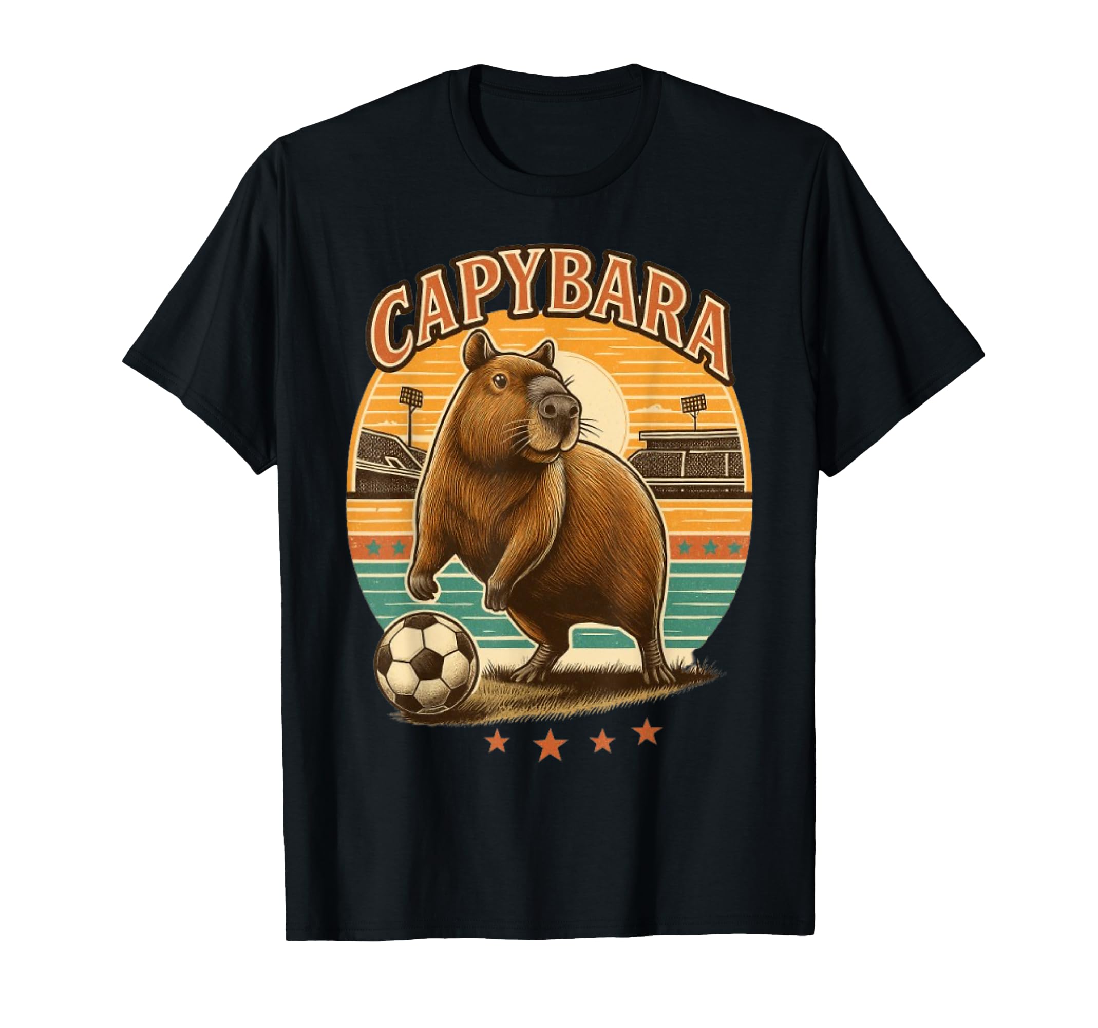 Capybara Soccer T-Shirt - Fun Novelty Design Men Women - T-Shirt, Sweatshirt, Hoodie