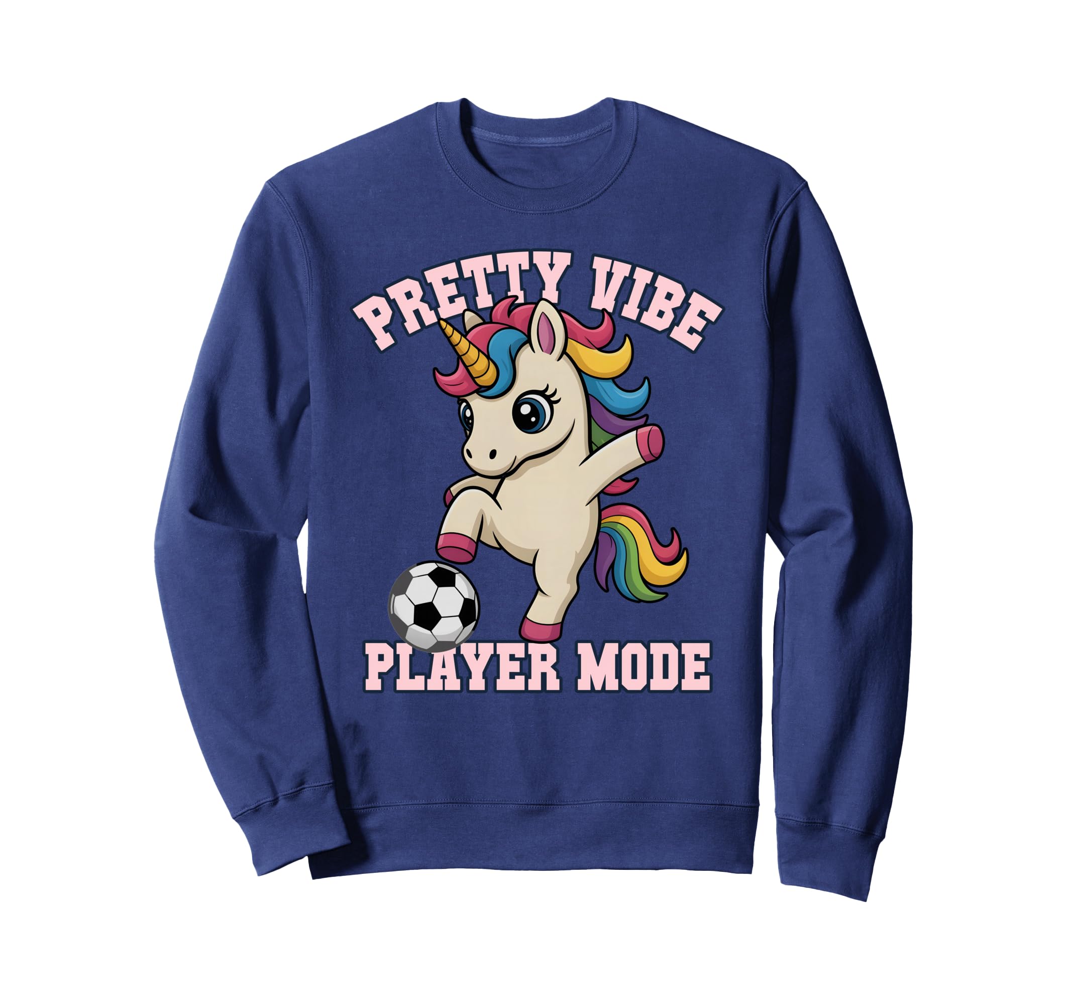 Pretty Vibe Unicorn Just Who Loves Sweatshirt - Unique Graphic Unisex - T-Shirt, Sweatshirt, Hoodie