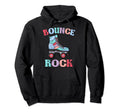 Bounce Rock Skaters Roller Skate Old School Hoodie - Trendy Graphic Unisex - T-Shirt, Sweatshirt, Hoodie