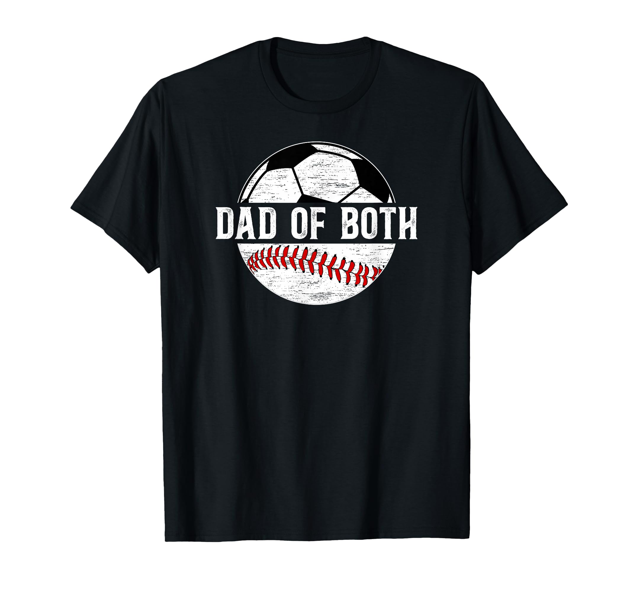 Dad Both Soccer Baseball Dad Ballers T-Shirt - Minimalist Print Unisex - T-Shirt, Sweatshirt, Hoodie