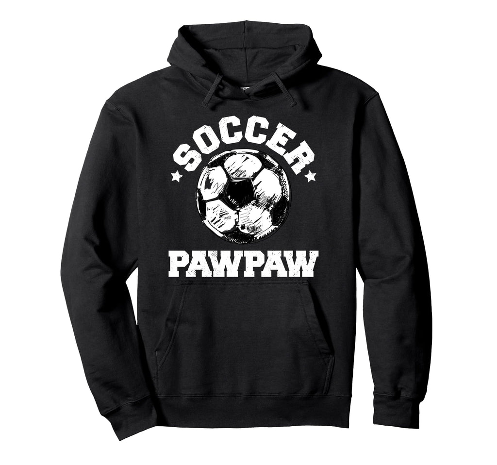 Soccer Pawpaw Soccer Ball Distressed Funny Hoodie - Trendy Graphic Unisex - T-Shirt, Sweatshirt, Hoodie
