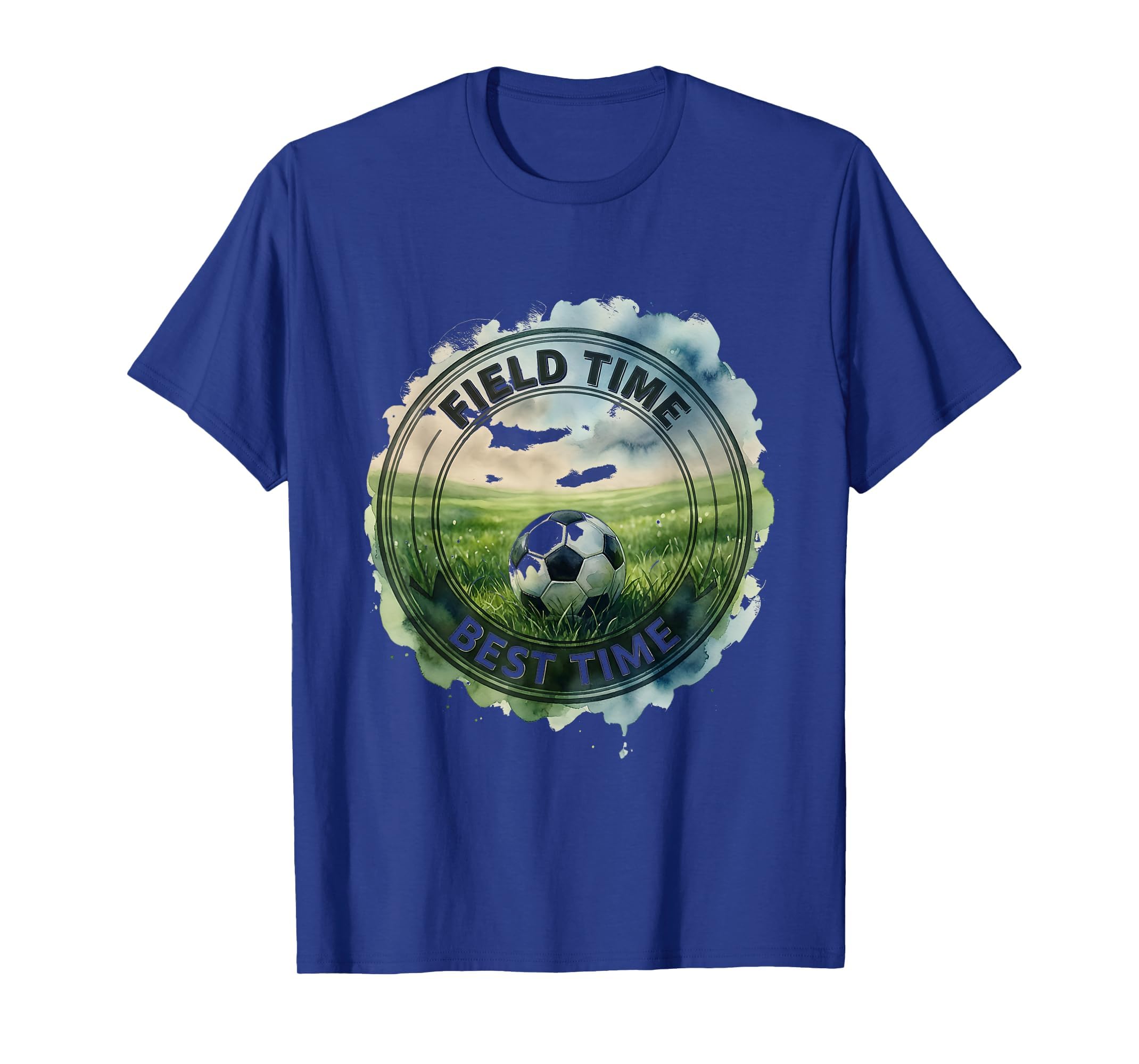 Field Time Best Time Soccer T-Shirt - Minimalist Print Unisex - T-Shirt, Sweatshirt, Hoodie