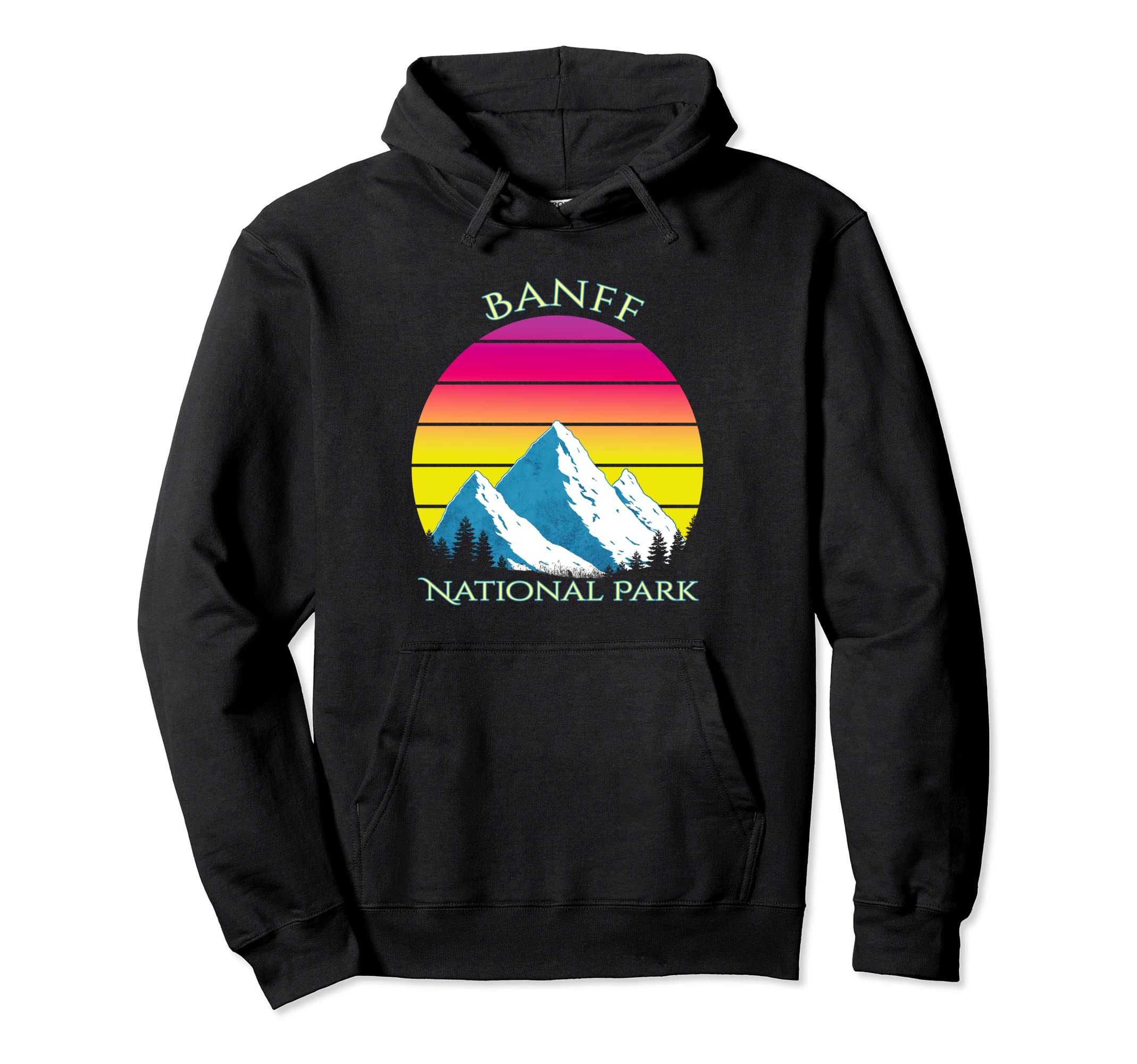 Banff National Park Mountain Hiking Hoodie - Novelty Apparel Unisex - T-Shirt, Sweatshirt, Hoodie