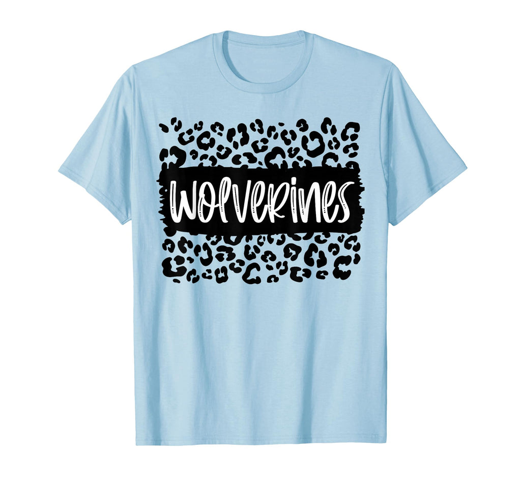 Wolverines Team Mascot School Spirit Game T-Shirt - Trendy Graphic Unisex - T-Shirt, Sweatshirt, Hoodie