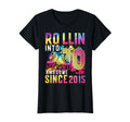 Roller Skater 10Th Birthday Rollin T-Shirt - Casual Everyday Wear Unisex - T-Shirt, Sweatshirt, Hoodie