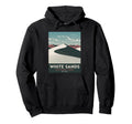 White Sands National Park Camping Hiking Hoodie - Minimalist Print Unisex - T-Shirt, Sweatshirt, Hoodie