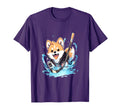 Corgi Ice Hockey Player Dog Hockey T-Shirt - Novelty Apparel Men Women - T-Shirt, Sweatshirt, Hoodie