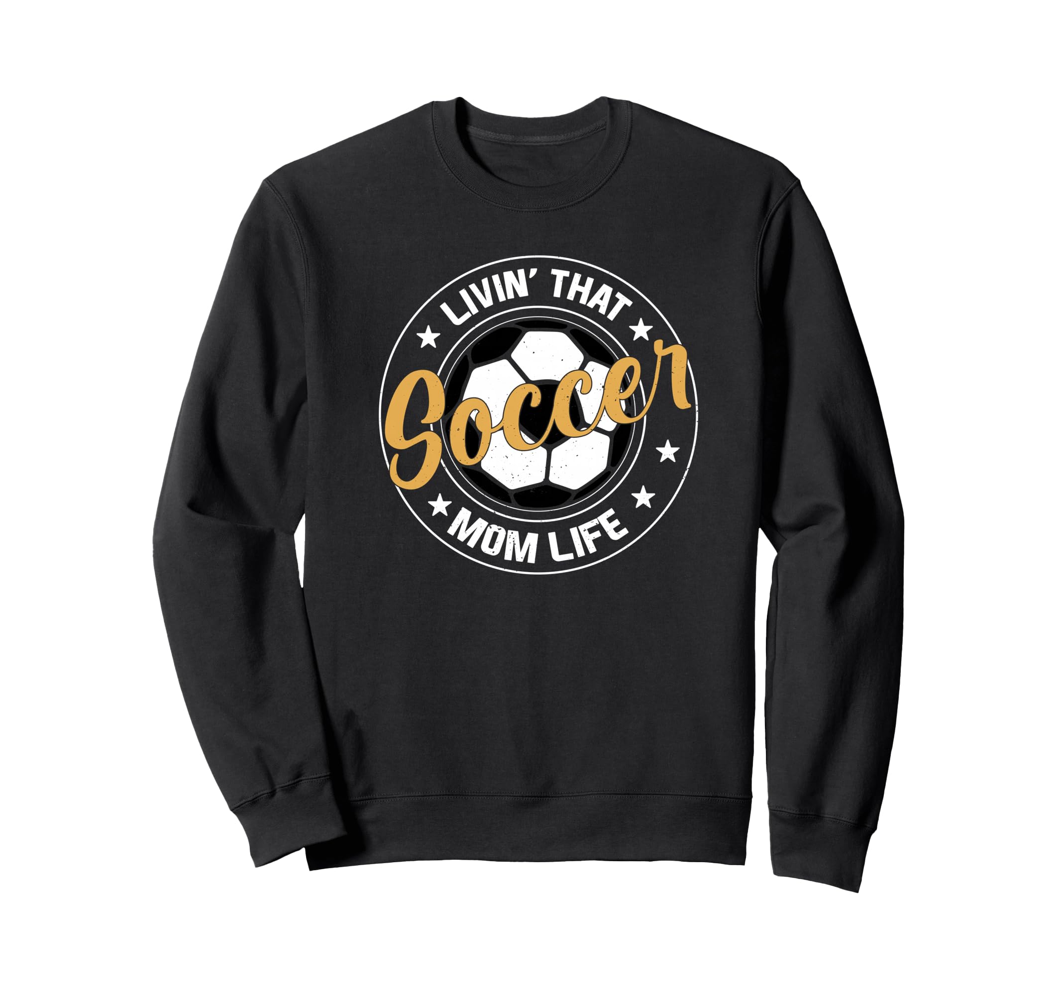 Soccer Player Livin That Soccer Sweatshirt - Minimalist Print for Adults - T-Shirt, Sweatshirt, Hoodie