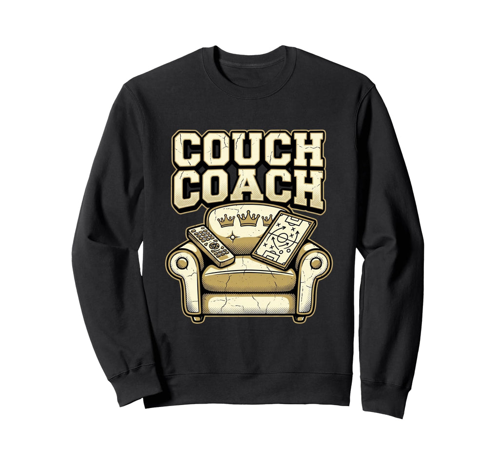 Couch Coach Soccer Fan Armchair Sweatshirt - Unique Graphic for Adults - T-Shirt, Sweatshirt, Hoodie