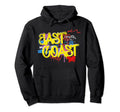 Fresh East Coast 80S 90S Hip Hop Rap Old Hoodie - Streetwear Style Unisex - T-Shirt, Sweatshirt, Hoodie