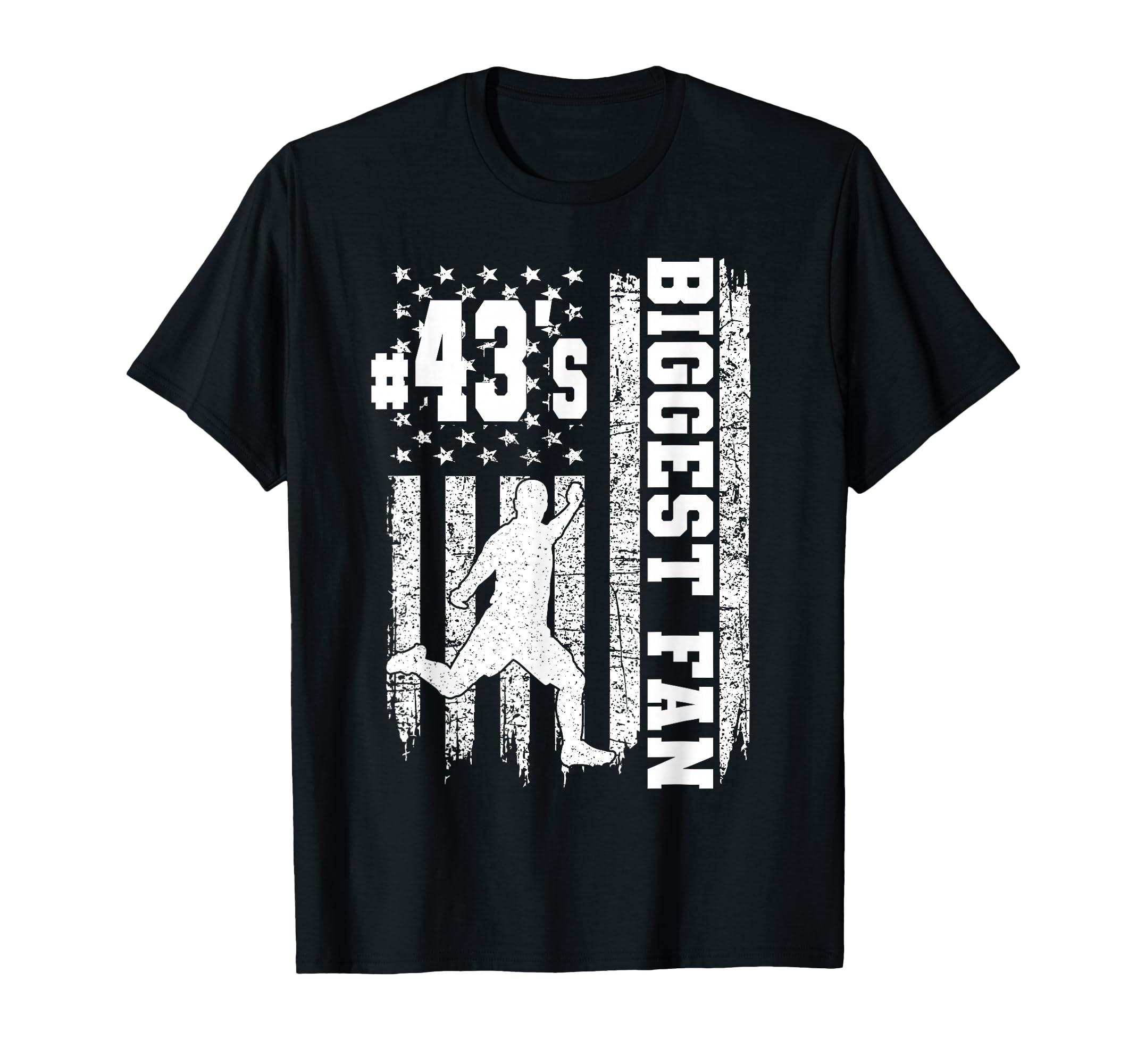 Soccer Biggest Fan Number 43 Proud T-Shirt - Novelty Apparel Men Women - T-Shirt, Sweatshirt, Hoodie
