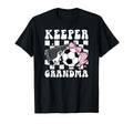 Groovy Soccer Keeper Grandma Soccer T-Shirt - Minimalist Print Men Women - T-Shirt, Sweatshirt, Hoodie