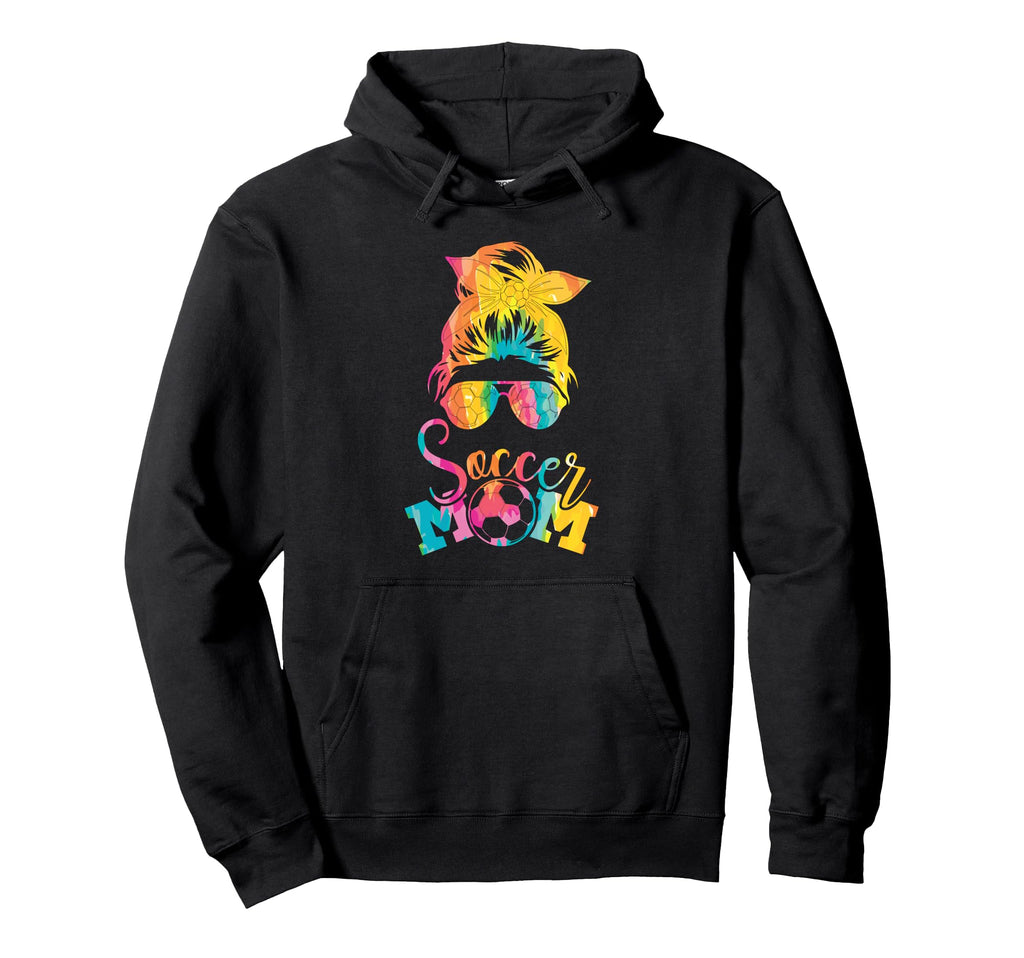 My Soccer Mom Era Moms Messy Bun Tie Hoodie - Fun Novelty Design Unisex - T-Shirt, Sweatshirt, Hoodie