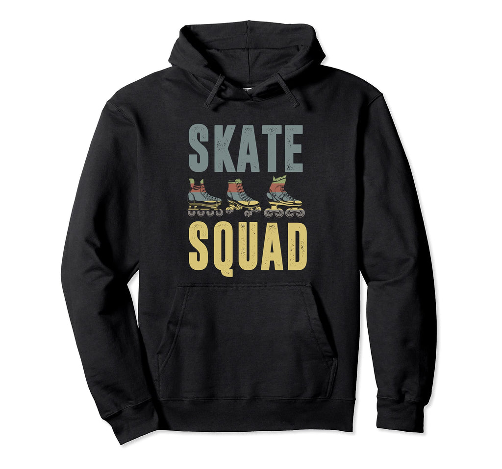 Roller Skater Skate Squad Roller Hoodie - Aesthetic Graphic Men Women - T-Shirt, Sweatshirt, Hoodie