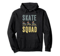 Roller Skater Skate Squad Roller Hoodie - Aesthetic Graphic Men Women - T-Shirt, Sweatshirt, Hoodie