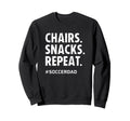 Soccer Dad Chairs Snacks Repeat Sweatshirt - Aesthetic Graphic for Adults - T-Shirt, Sweatshirt, Hoodie
