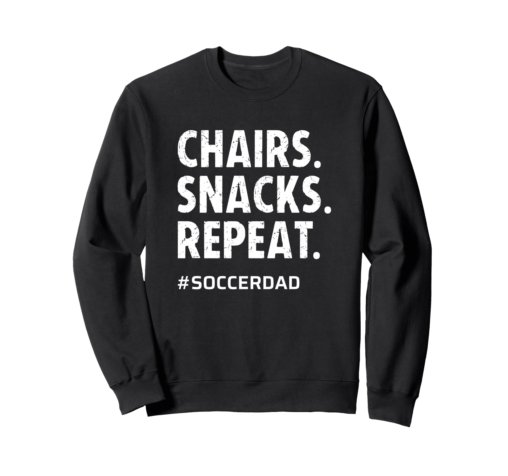 Soccer Dad Chairs Snacks Repeat Sweatshirt - Aesthetic Graphic for Adults - T-Shirt, Sweatshirt, Hoodie