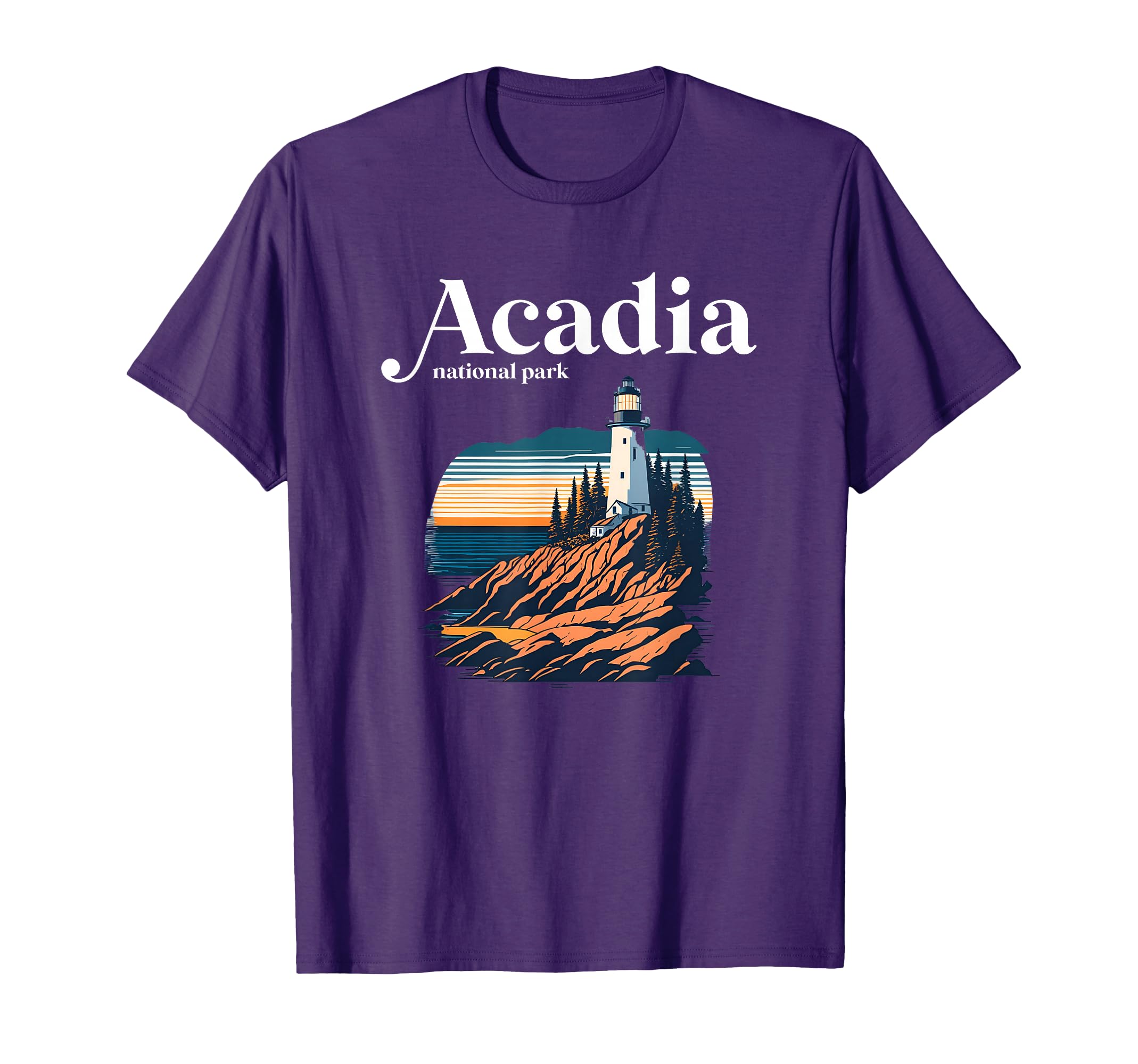 Acadia National Park Maine T-Shirt - Fun Novelty Design Unisex - T-Shirt, Sweatshirt, Hoodie