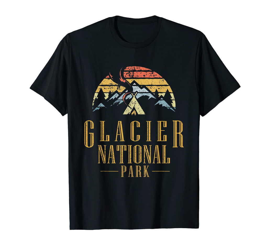 Glacier National Park Campground T-Shirt - Trendy Graphic Unisex - T-Shirt, Sweatshirt, Hoodie