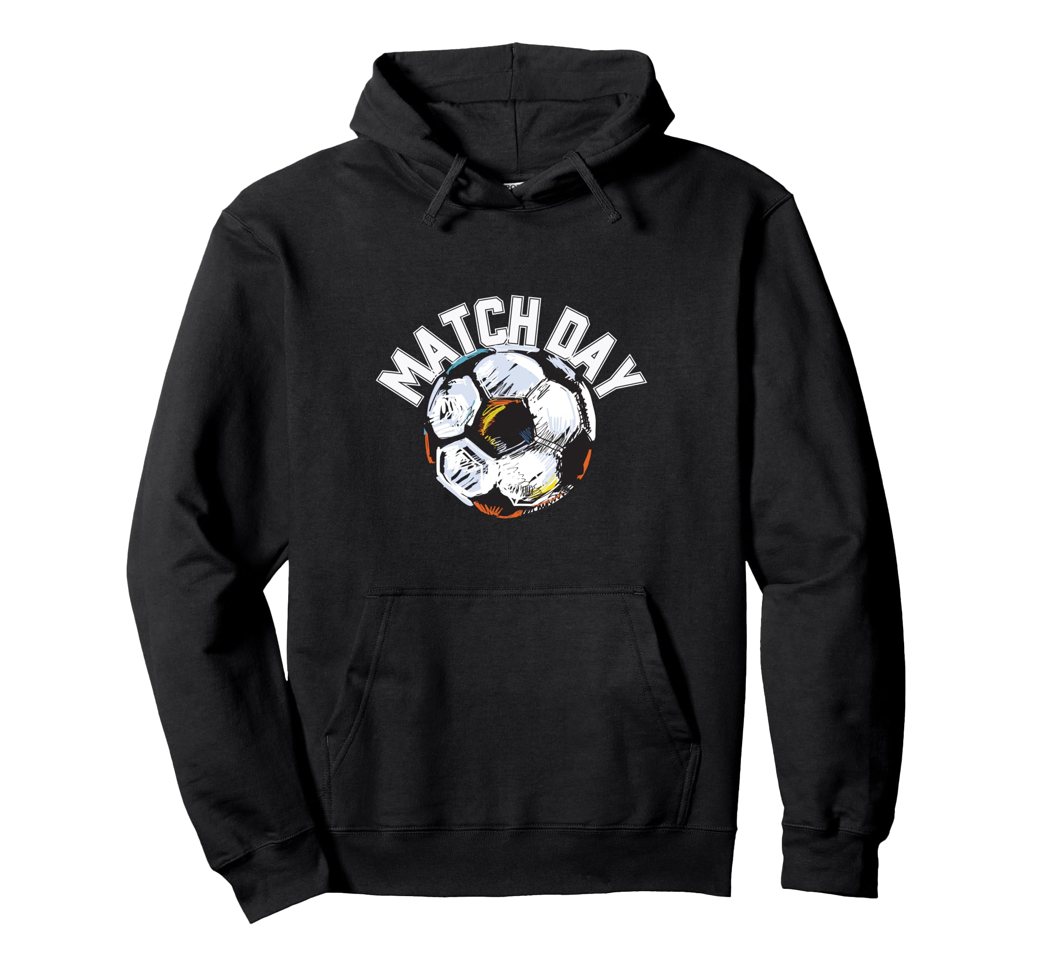 Match Day Soccer Futbol Player Game Hoodie - Aesthetic Graphic Men Women - T-Shirt, Sweatshirt, Hoodie