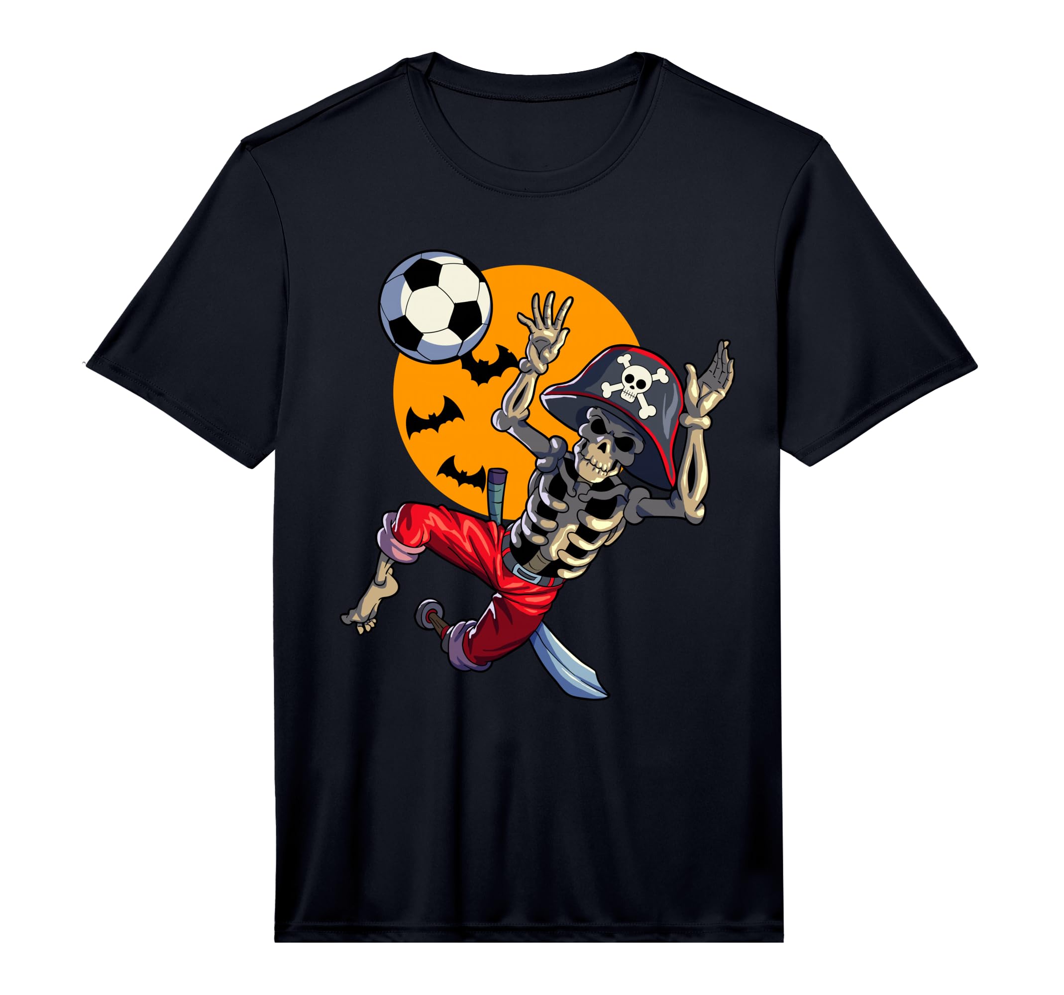Soccer Skeleton Halloween Soccer T-Shirt - Minimalist Print Unisex - T-Shirt, Sweatshirt, Hoodie