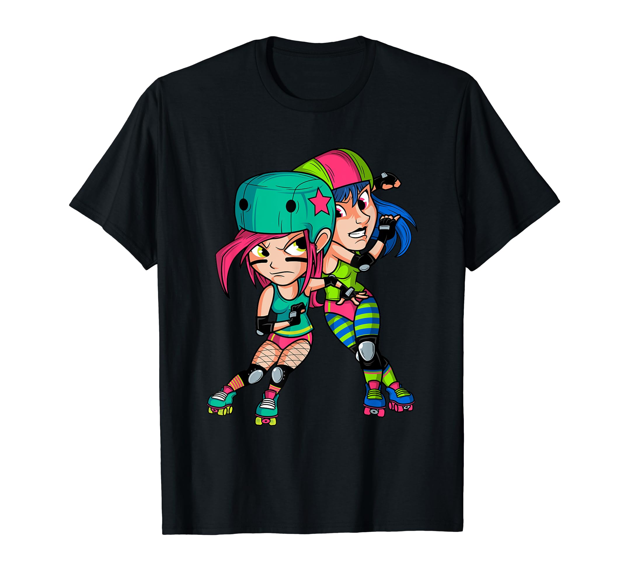 Funny Roller Derby 70S 80S Skating T-Shirt - Graphic Print for Adults - T-Shirt, Sweatshirt, Hoodie
