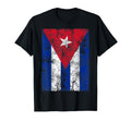 Cuba Flag Distressed Cuban Flag Gift T-Shirt - Unique Graphic Unisex - T-Shirt, Sweatshirt, Hoodie