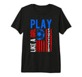 Play Like Soccer Tri Blend T-Shirt - Streetwear Style for Adults - T-Shirt, Sweatshirt, Hoodie