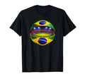 Brazilian Flag Soccer Stadium Inside T-Shirt - Minimalist Print Men Women - T-Shirt, Sweatshirt, Hoodie