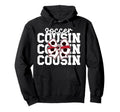Soccer Cousin Coquette Soccer Player Hoodie - Unique Graphic for Adults - T-Shirt, Sweatshirt, Hoodie