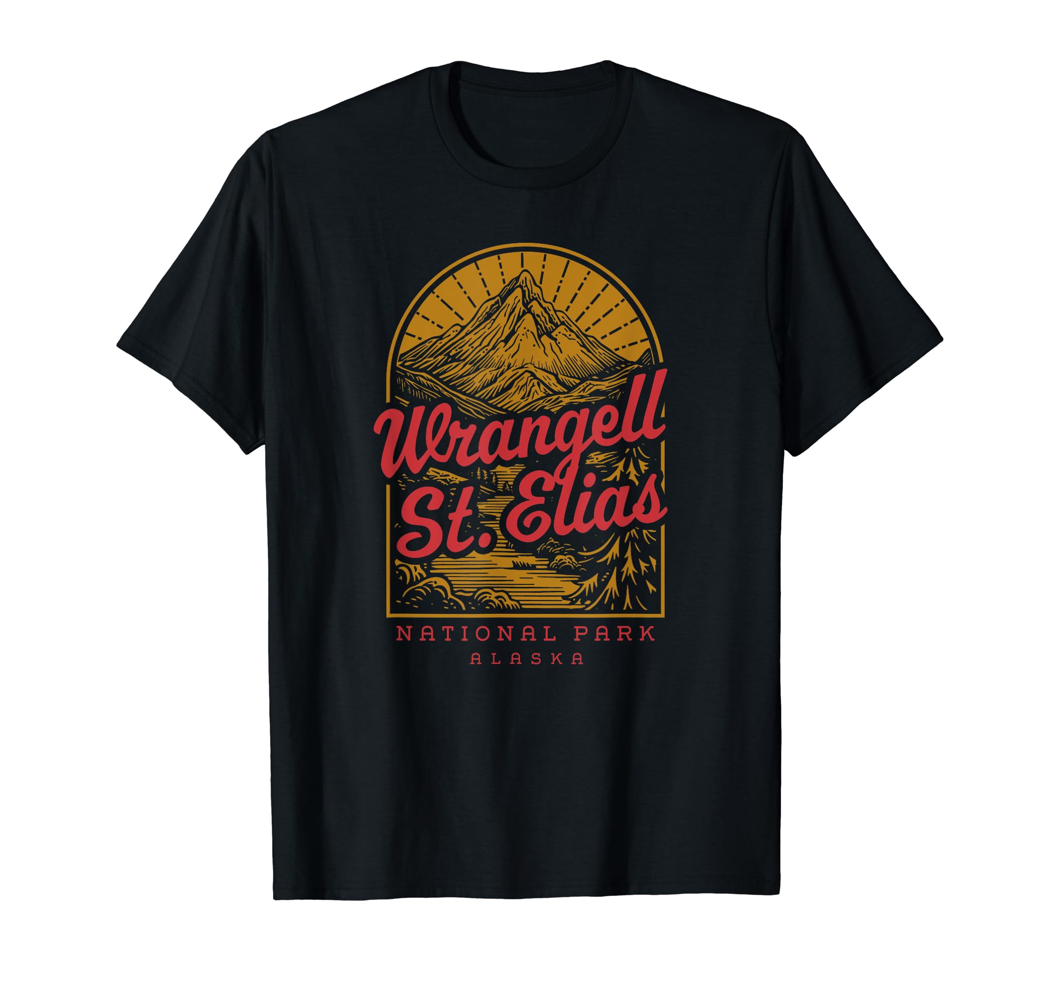 Wrangell St Elias National Park River T-Shirt - Graphic Print Men Women - T-Shirt, Sweatshirt, Hoodie