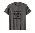 Whistle Blows Mama Shows Soccer Mom T-Shirt - Minimalist Print for Adults - T-Shirt, Sweatshirt, Hoodie