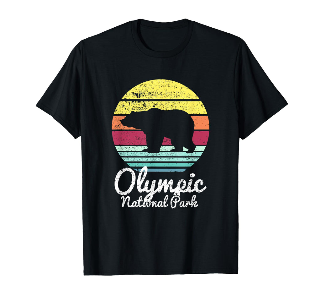 Olympic National Park Washington Bear T-Shirt - Graphic Print for Adults - T-Shirt, Sweatshirt, Hoodie