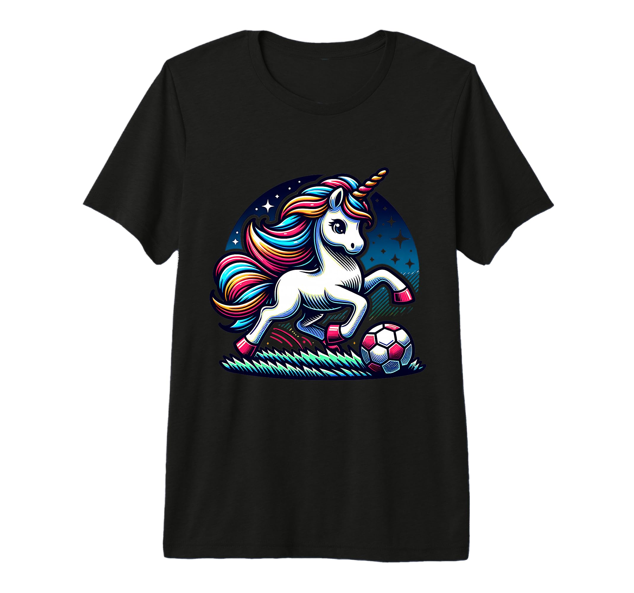 Footballer Unicorn Fans Soccer Team T-Shirt - Streetwear Style Men Women - T-Shirt, Sweatshirt, Hoodie