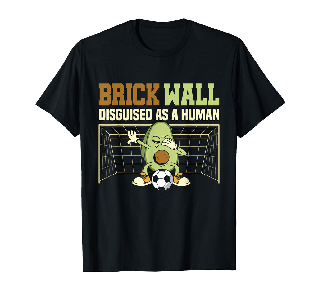 Avocado Soccer Goalie Brick Wall T-Shirt - Aesthetic Graphic for Adults - T-Shirt, Sweatshirt, Hoodie