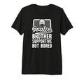 Hockey Goalie Brother Supportive Hockey T-Shirt - Trendy Graphic Unisex - T-Shirt, Sweatshirt, Hoodie
