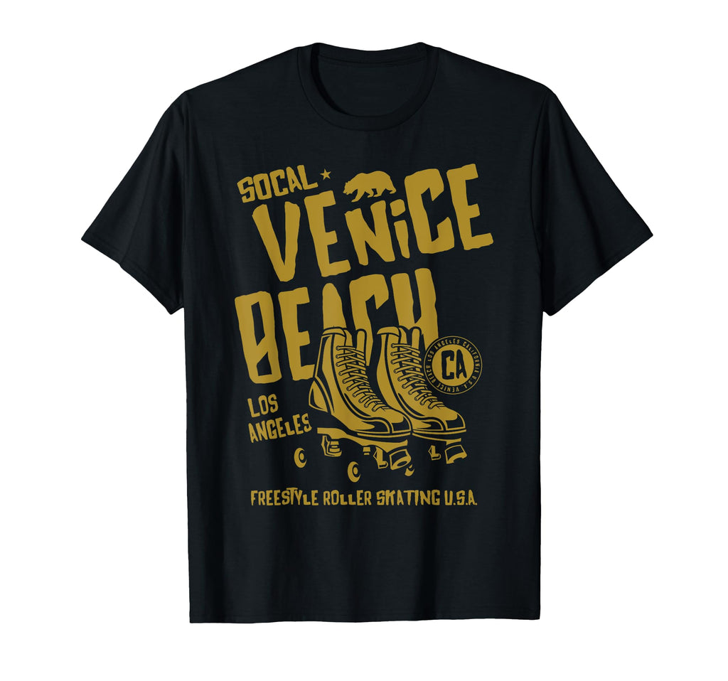 Venice Beach California Roller Skate T-Shirt - Minimalist Print Unisex - T-Shirt, Sweatshirt, Hoodie