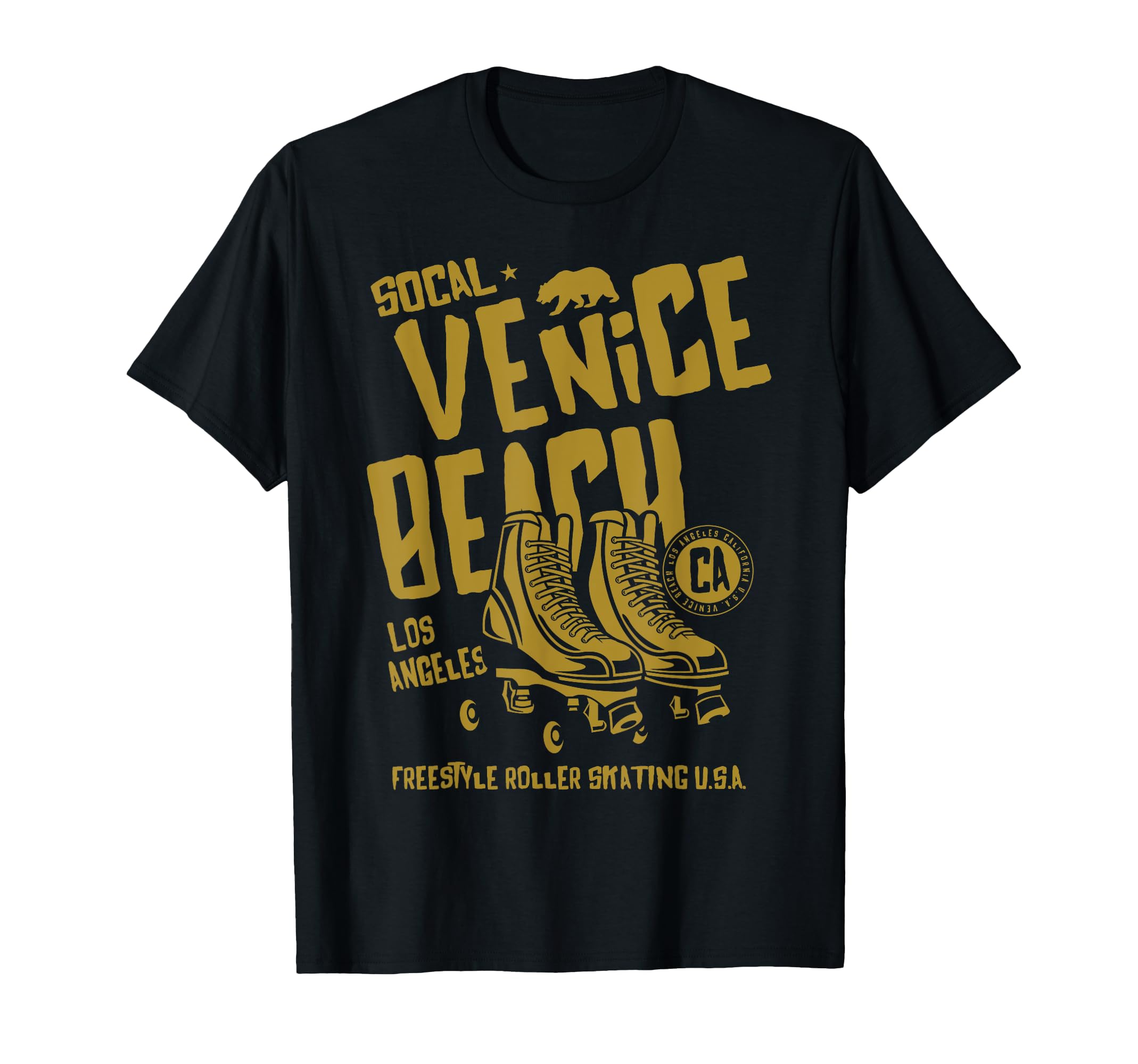Venice Beach California Roller Skate T-Shirt - Minimalist Print Unisex - T-Shirt, Sweatshirt, Hoodie