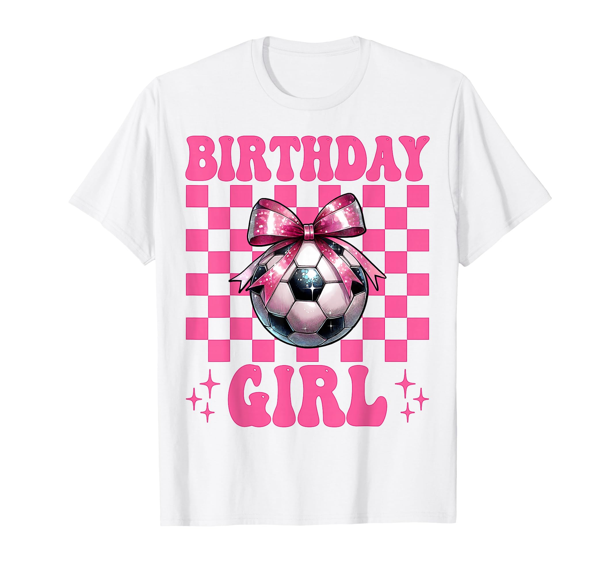 Birthday Soccer Soccer Mom Mama Coquette Bow T-Shirt - Graphic Print Unisex - T-Shirt, Sweatshirt, Hoodie