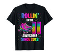 Roller Skating 11Th Birthday T-Shirt - Fun Novelty Design for Adults - T-Shirt, Sweatshirt, Hoodie