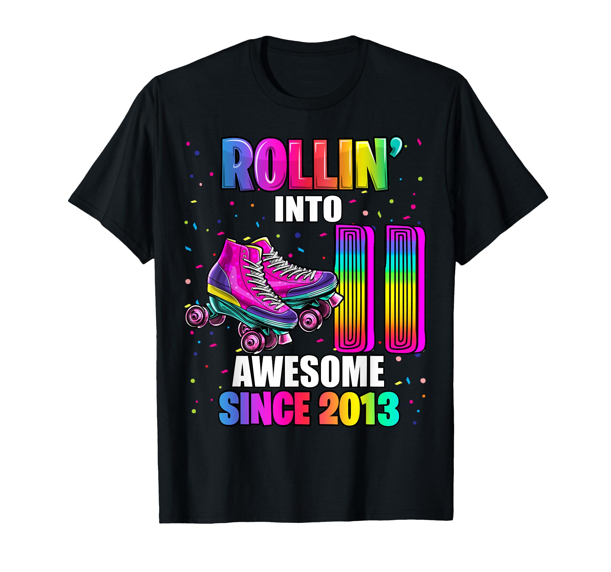 Roller Skating 11Th Birthday T-Shirt - Fun Novelty Design for Adults - T-Shirt, Sweatshirt, Hoodie