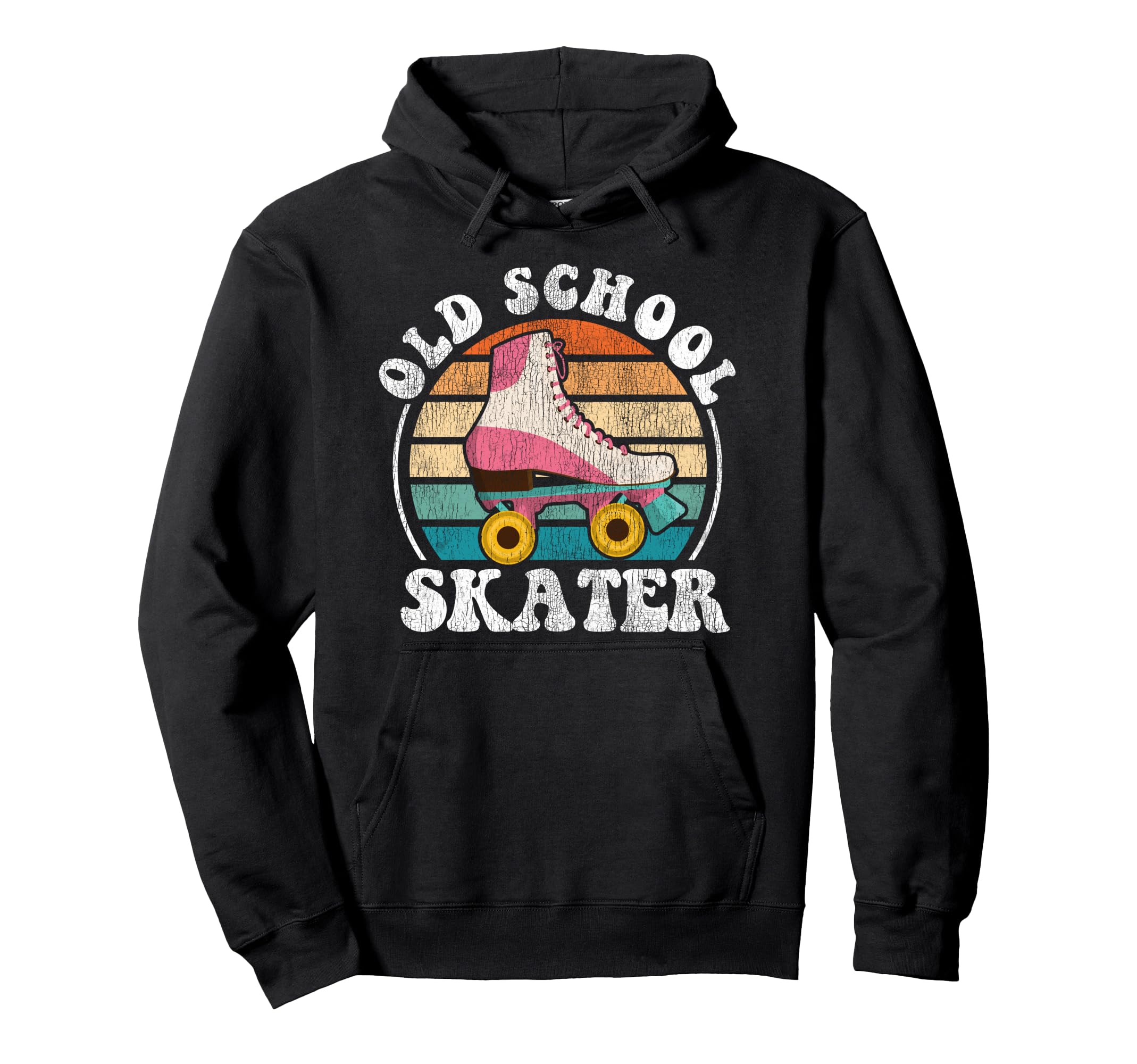Roller Skating Skate 1970S Hoodie - Custom Art Print Men Women - T-Shirt, Sweatshirt, Hoodie